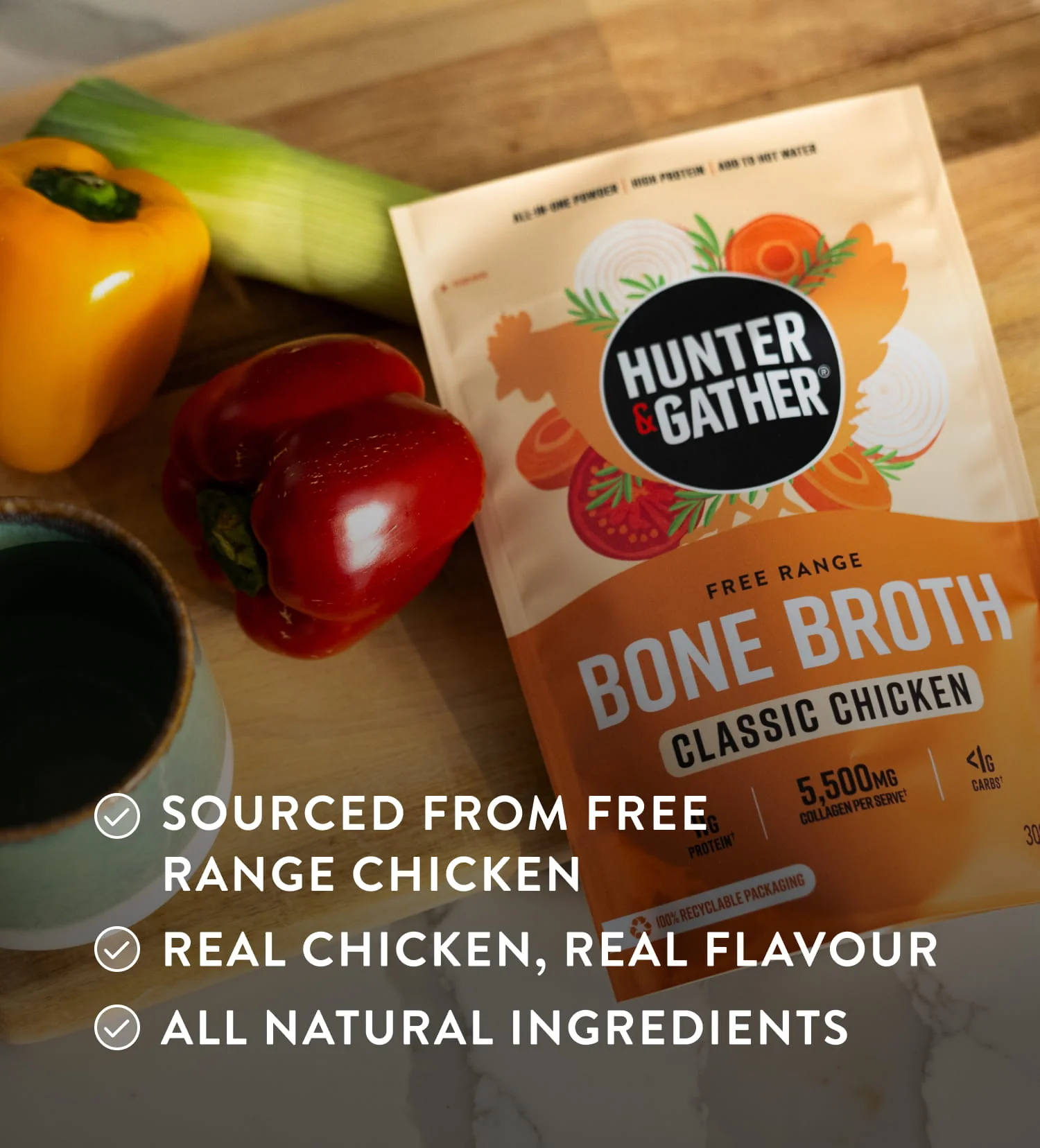 Free Range Chicken Bone Broth - Image 5
