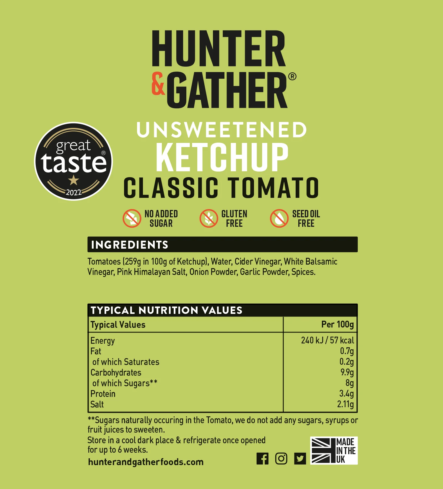 Unsweetened Classic Tomato Ketchup - Image 6