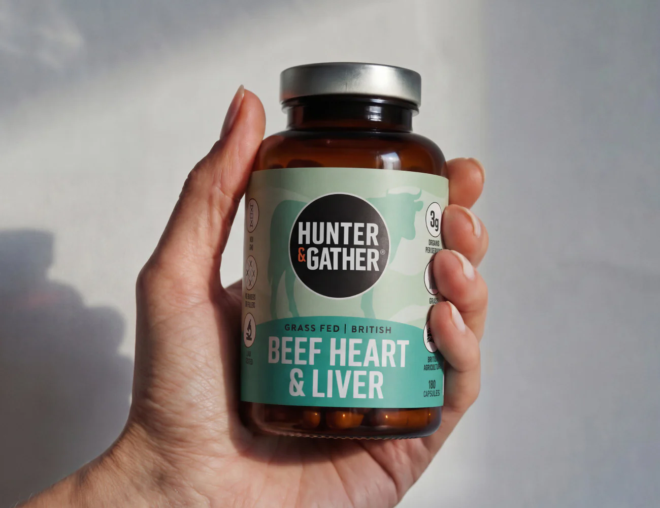 Grass Fed British Beef Heart & Liver Capsules - Image 7